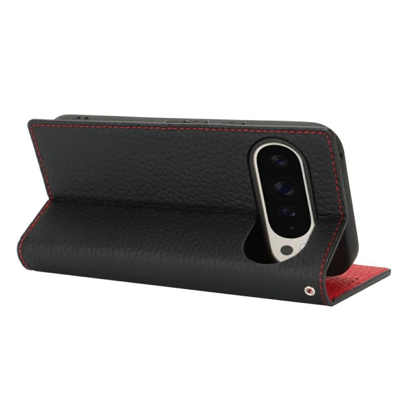 Flip COver Google Pixel 10 Pro XL Cuir avec Lanière