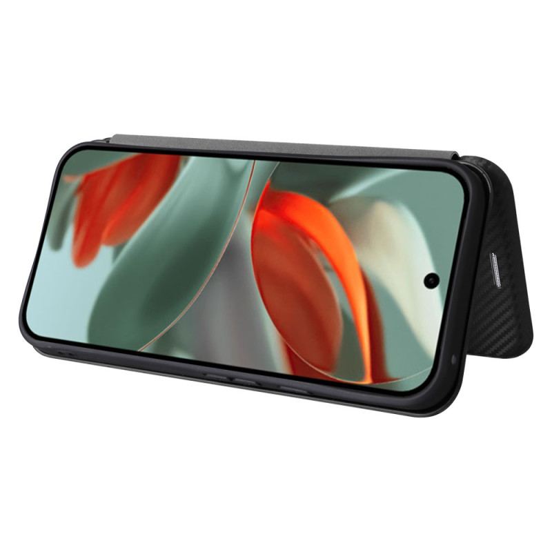 Flip Cover Google Pixel 10 Pro XL Fibre Carbone