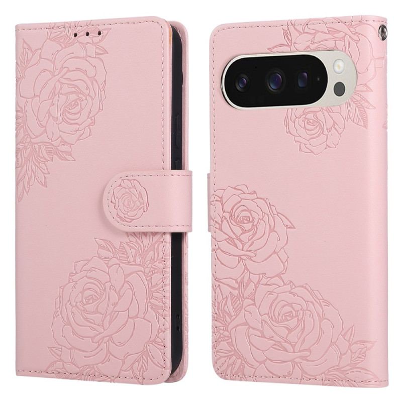 Housse Google Pixel 10 Pro XL / 9 Pro XL Empreinte Roses