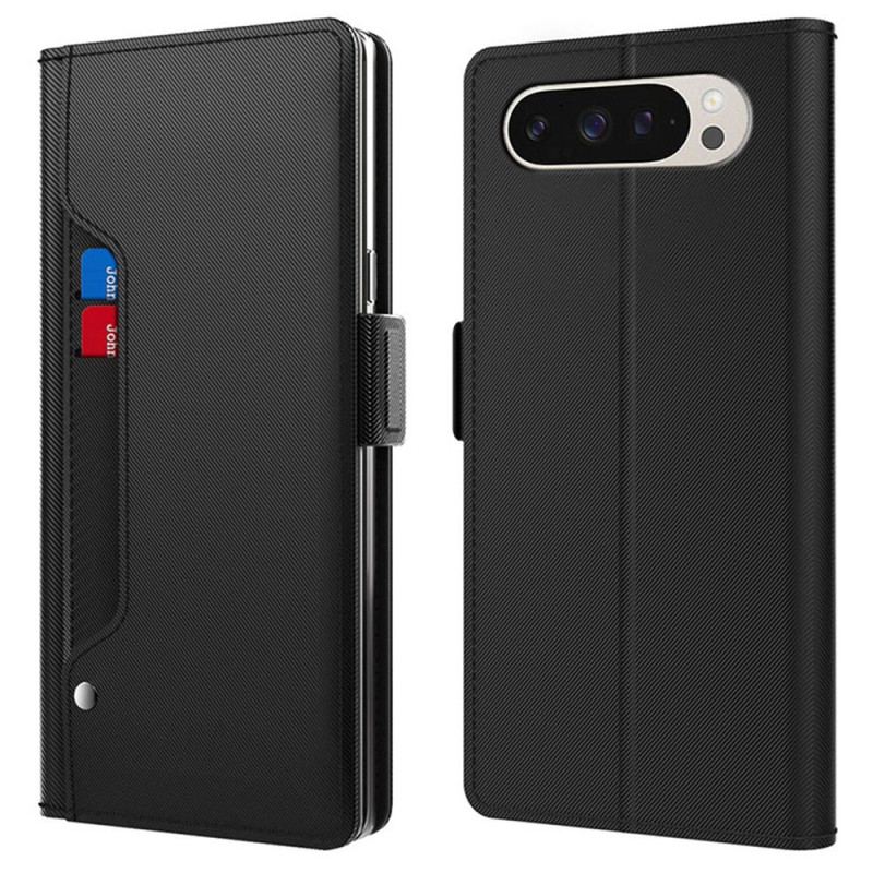 Housse Google Pixel 10 Pro XL / 9 Pro XL Miroir et Porte-Cartes Amovible
