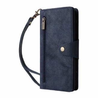 Housse Google Pixel 10 Pro XL / 9 Pro XL Portefeuille Effet Daim