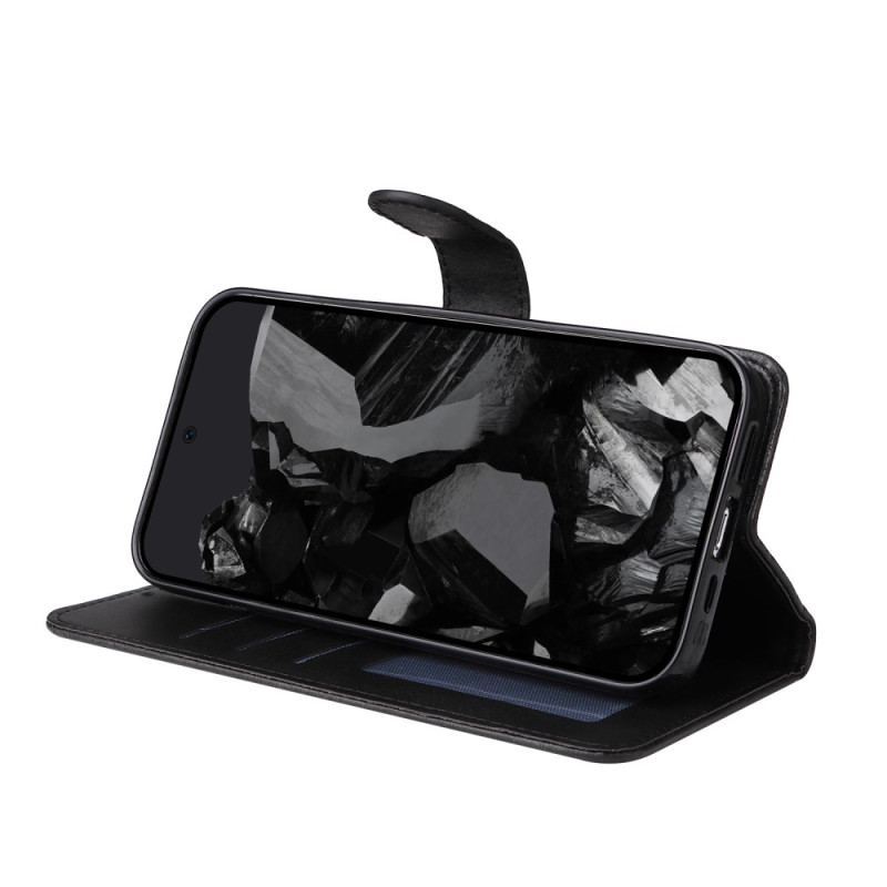 Housse Google Pixel 10 Pro XL / 9 Pro XL Simili Cuir Uni