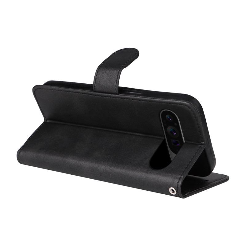 Housse Google Pixel 10 Pro XL / 9 Pro XL Simili Cuir Uni