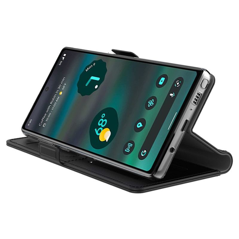 Housse Google Pixel 10 Pro XL Miroir et Porte-Cartes Amovible