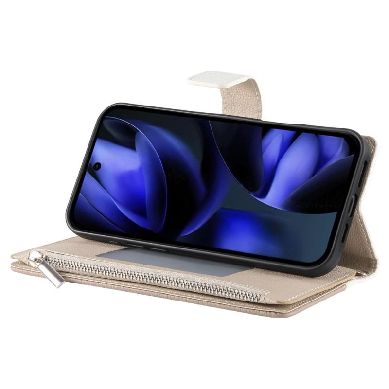 Housse Google Pixel 10 Pro XL Portefeuille Bicolore