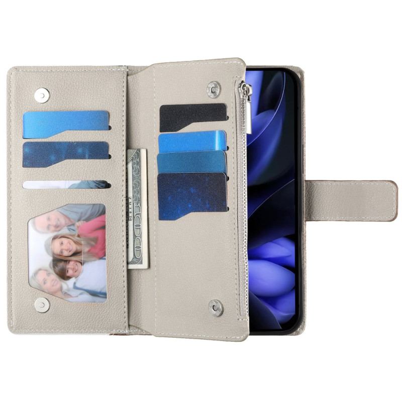 Housse Google Pixel 10 Pro XL Portefeuille Bicolore