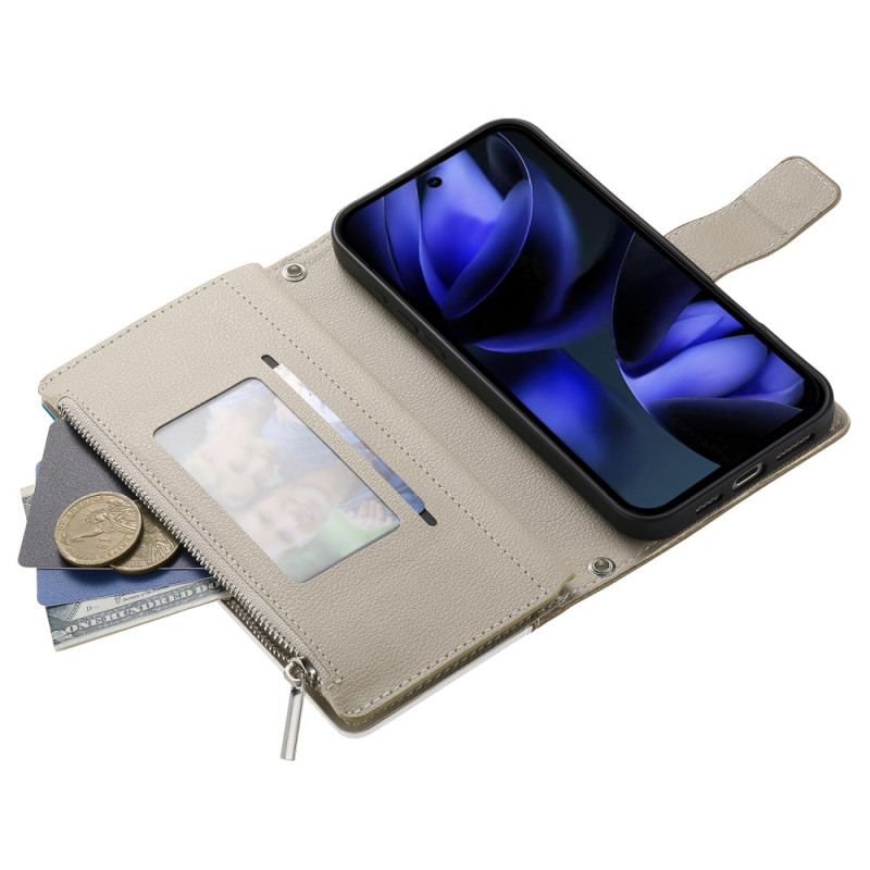 Housse Google Pixel 10 Pro XL Portefeuille Bicolore