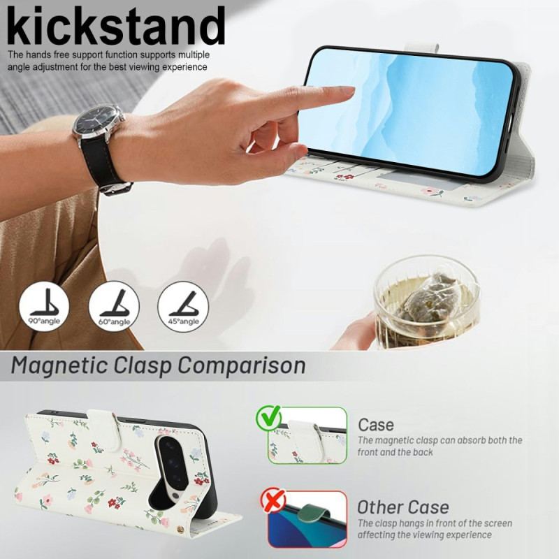 Housse Google Pixel Pro XL Fleurettes