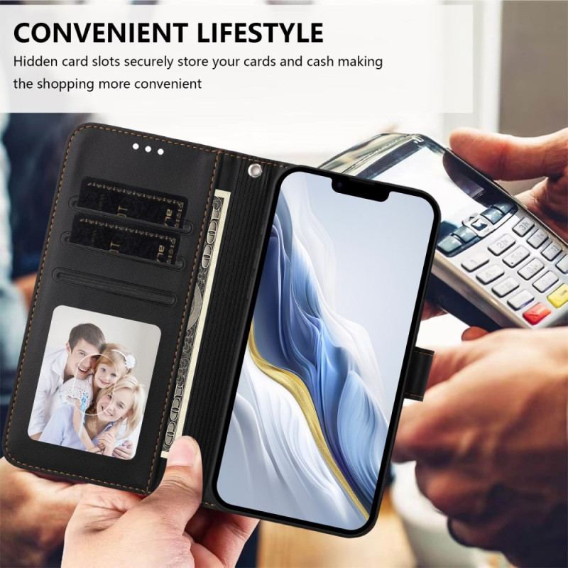 Housse Google Pixel Pro XL Simili Cuir Uni à Lanière