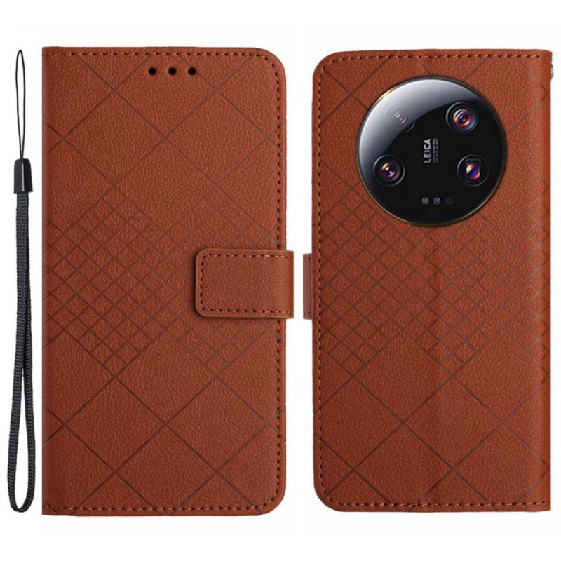 Housse Xiaomi 14 Ultra Motif à Lanière