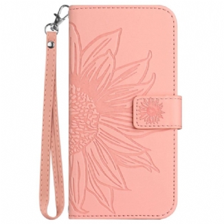 Housse Xiaomi 14 Ultra Motif Tournesol à Lanière