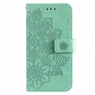 Housse Google Pixel 8 Discret Mandala à Lanière