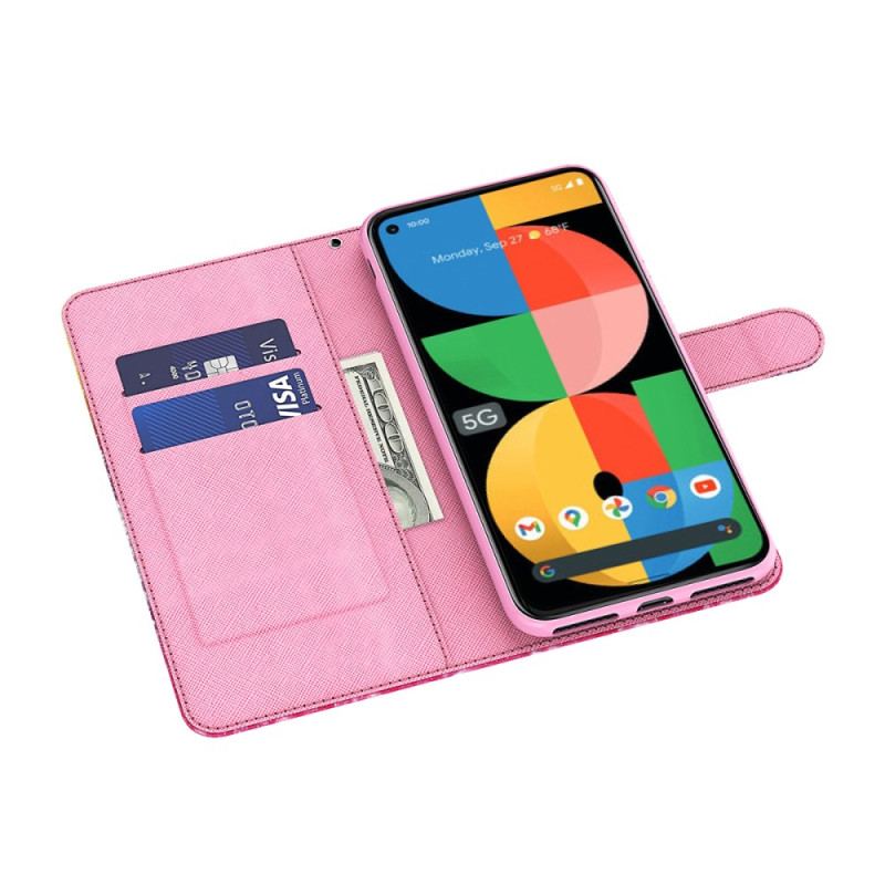 Housse Google Pixel 8 Motif Cachemire à Lanière
