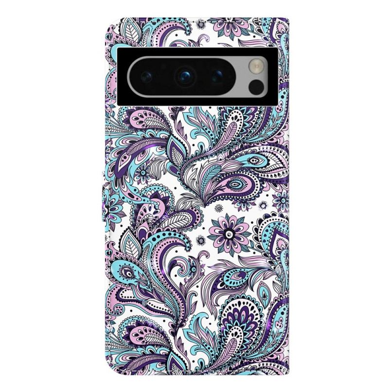 Housse Google Pixel 8 Motif Cachemire à Lanière