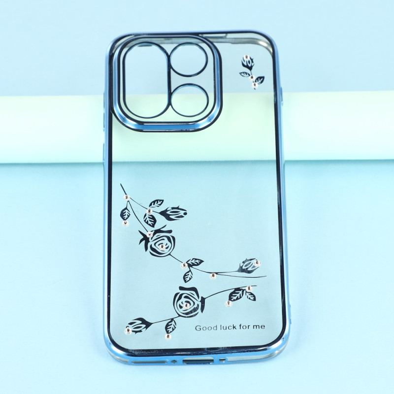 Coque KADEM pour OnePlus 15 Fleurs et Strass KADEM