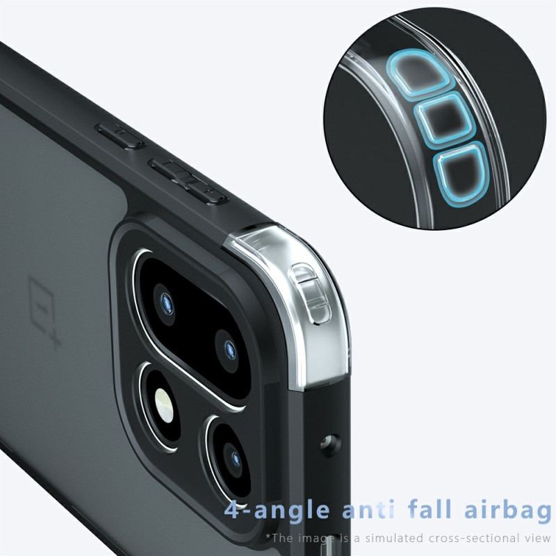 Coque OnePlus 15 Finition Mate 12 Coussins d'Air