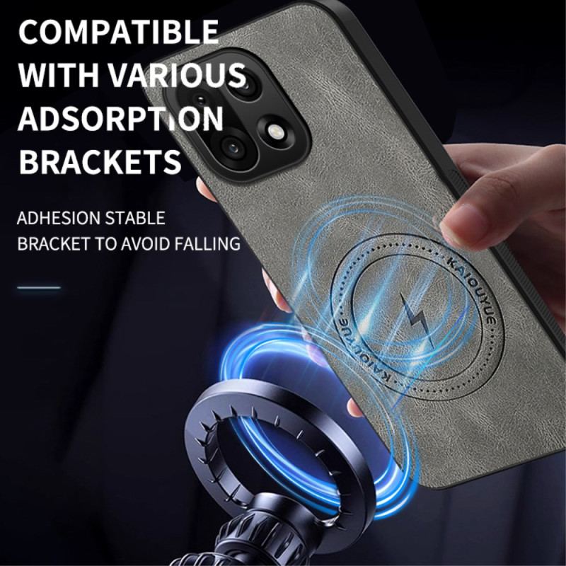 Coque OnePlus 15 MagSafe Effet Cuir