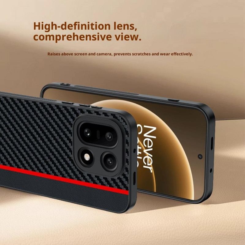 Coque OnePlus 15 Texture Fibre de Carbone