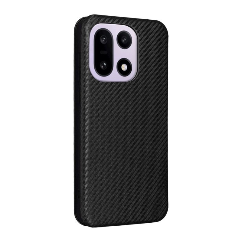 Flip Cover OnePlus 15 Fibre Carbone