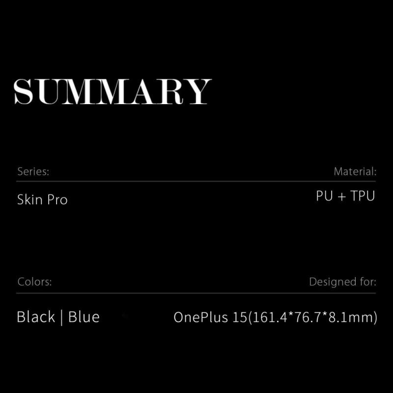 Flip Cover OnePlus 15 Skin Pro Series DUX DUCIS