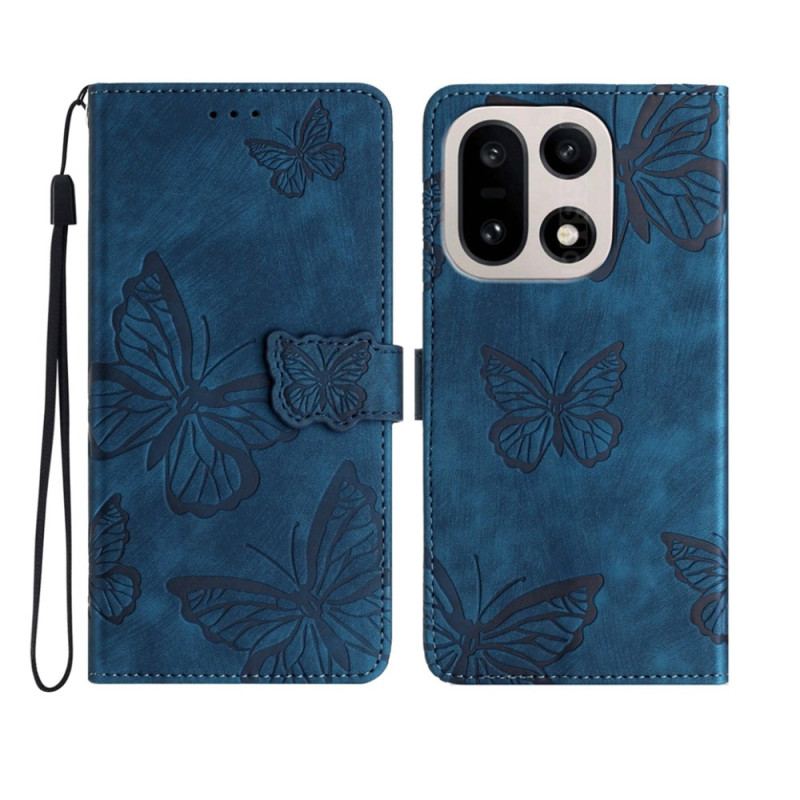 Housse OnePlus 15 Effet Daim Papillons