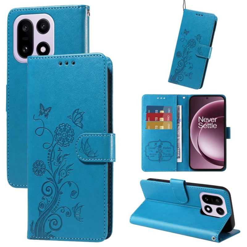 Housse OnePlus 15 Papillon Floral