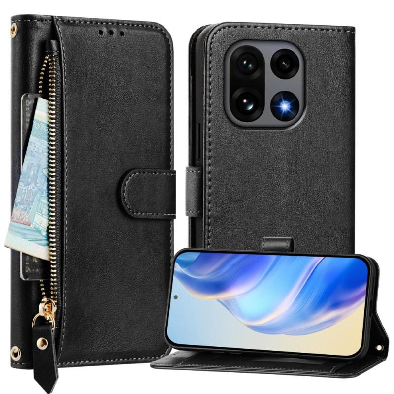 Housse OnePlus 15 Portefeuille avec Lanière