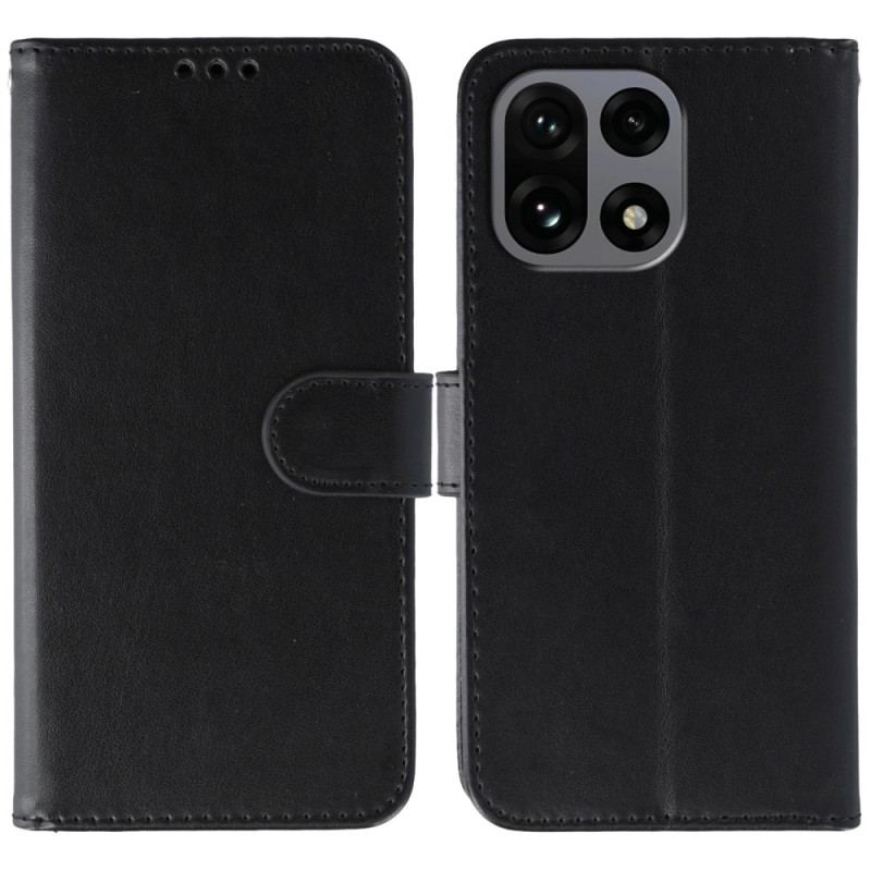 Housse OnePlus 15 Simili Cuir Uni