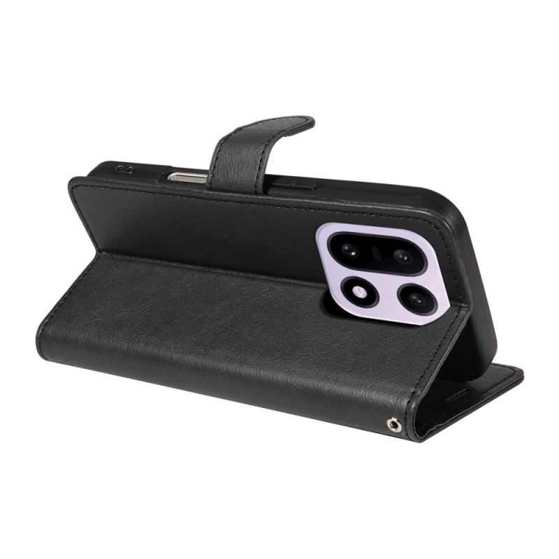 Housse OnePlus 15 Simili Cuir Uni