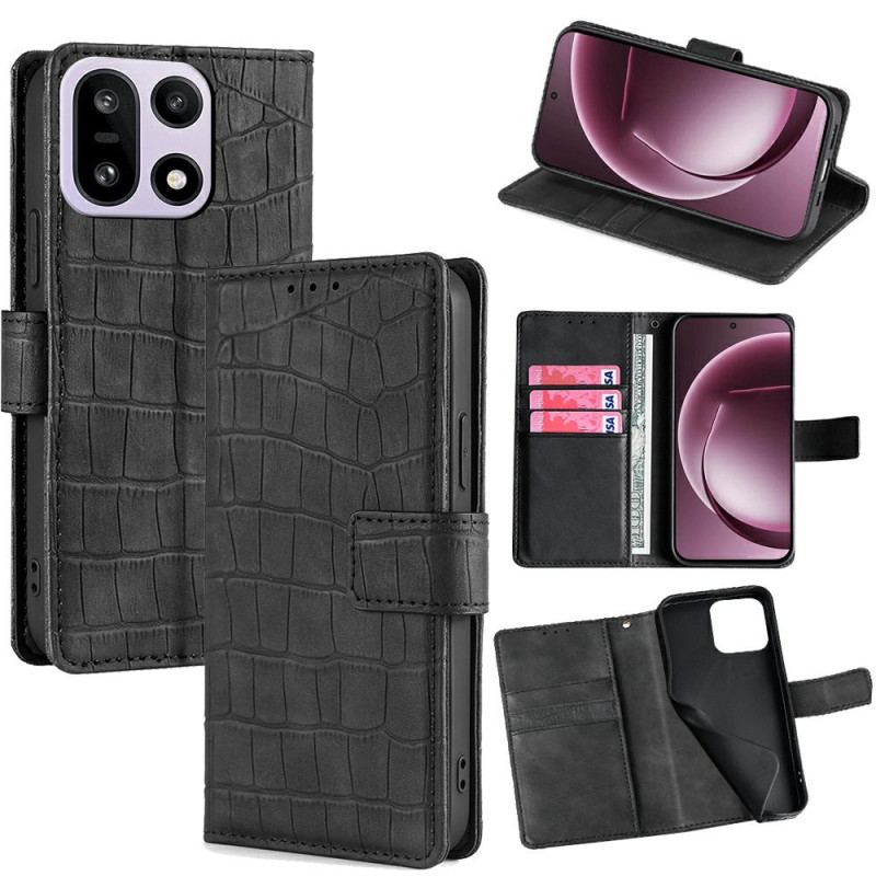 Housse OnePlus 15 Texture Crocodile