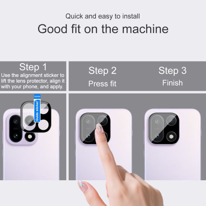 Lentille de Protection en Verre Trempé pour OnePlus 15 (Version Noire) IMAK