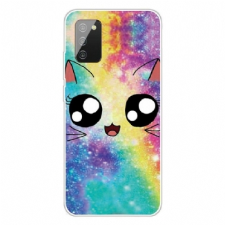 Coque Samsung Galaxy A02s Chat Cartoon