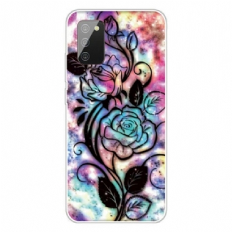 Coque Samsung Galaxy A02s Fleur Graphique