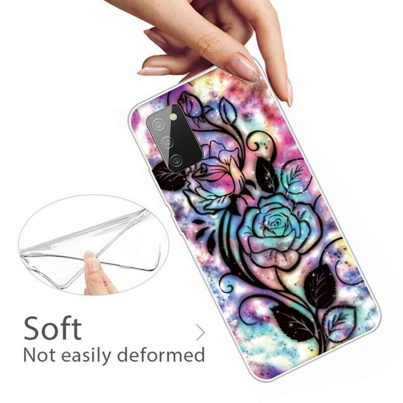 Coque Samsung Galaxy A02s Fleur Graphique