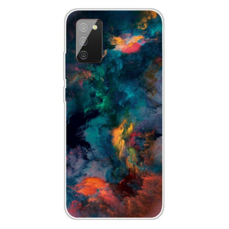 Coque Samsung Galaxy A02s Nuages Colorés