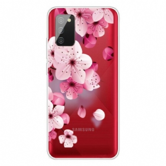 Coque Samsung Galaxy A02s Petites Fleurs Roses