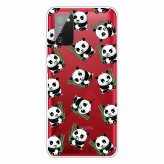 Coque Samsung Galaxy A02s Petits Pandas