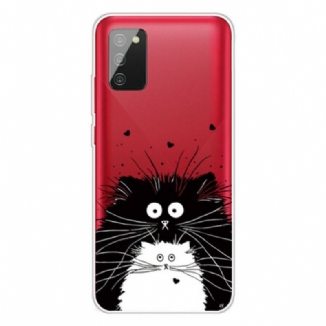 Coque Samsung Galaxy A02s Regarde les Chats