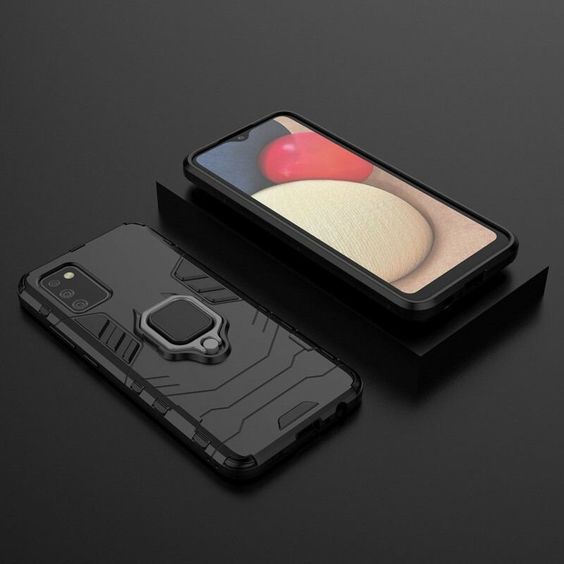 Coque Samsung Galaxy A02s Ring Résistante