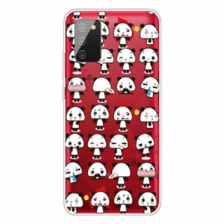 Coque Samsung Galaxy A02s Transparente Funny Pandas
