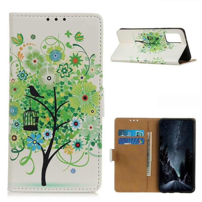 Housse Samsung Galaxy A02s Arbre Fleuri