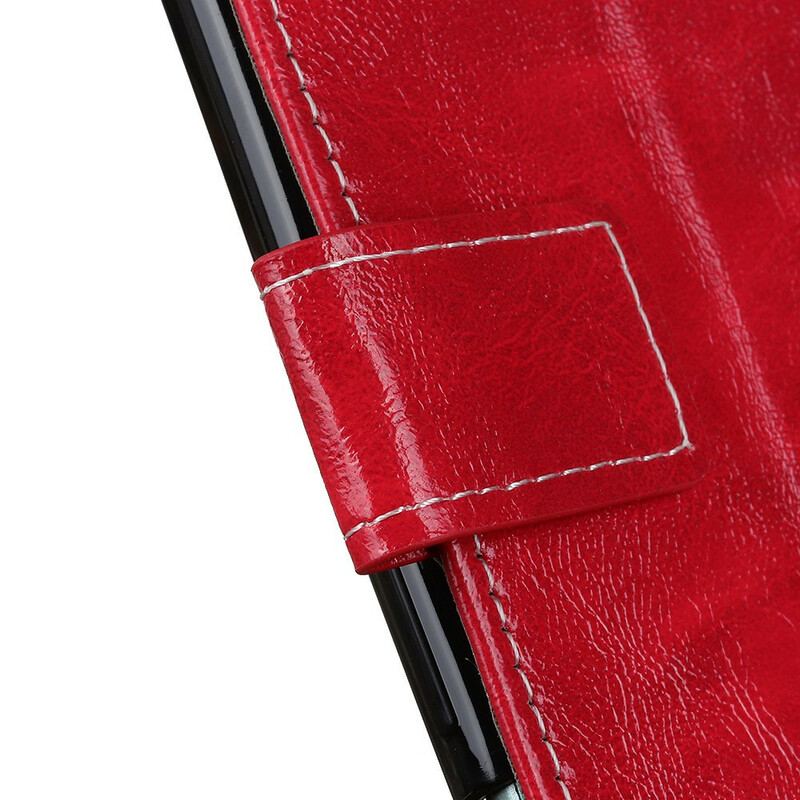 Housse Samung Galaxy A02s Brillante et coutures apparentes