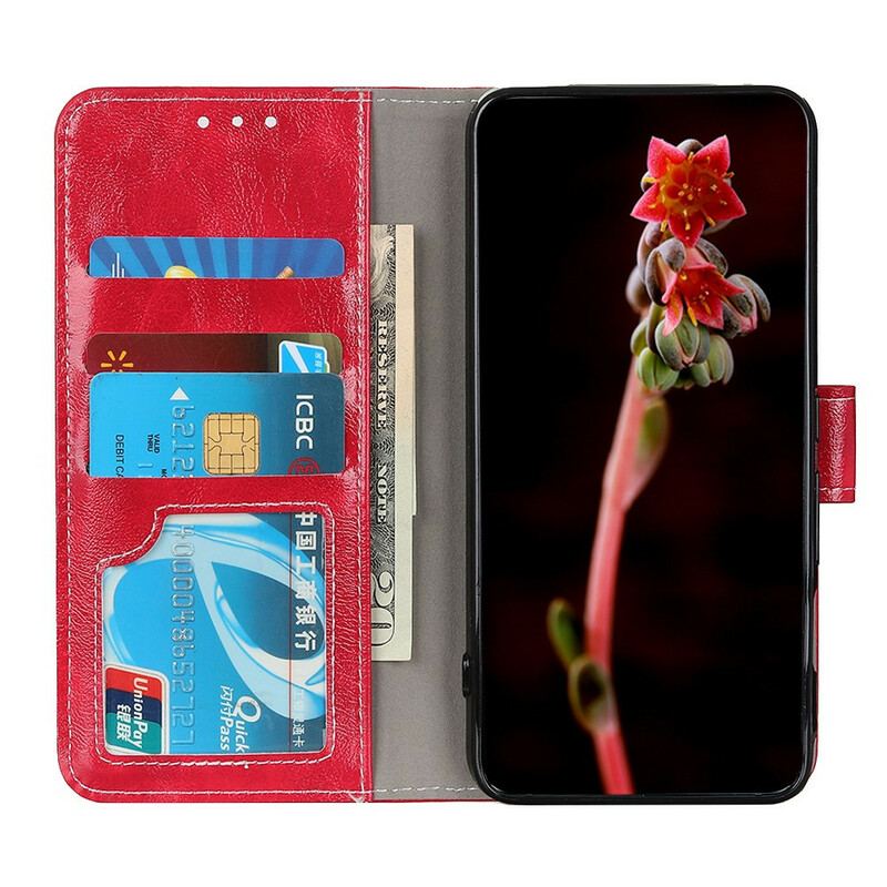 Housse Samung Galaxy A02s Brillante et coutures apparentes