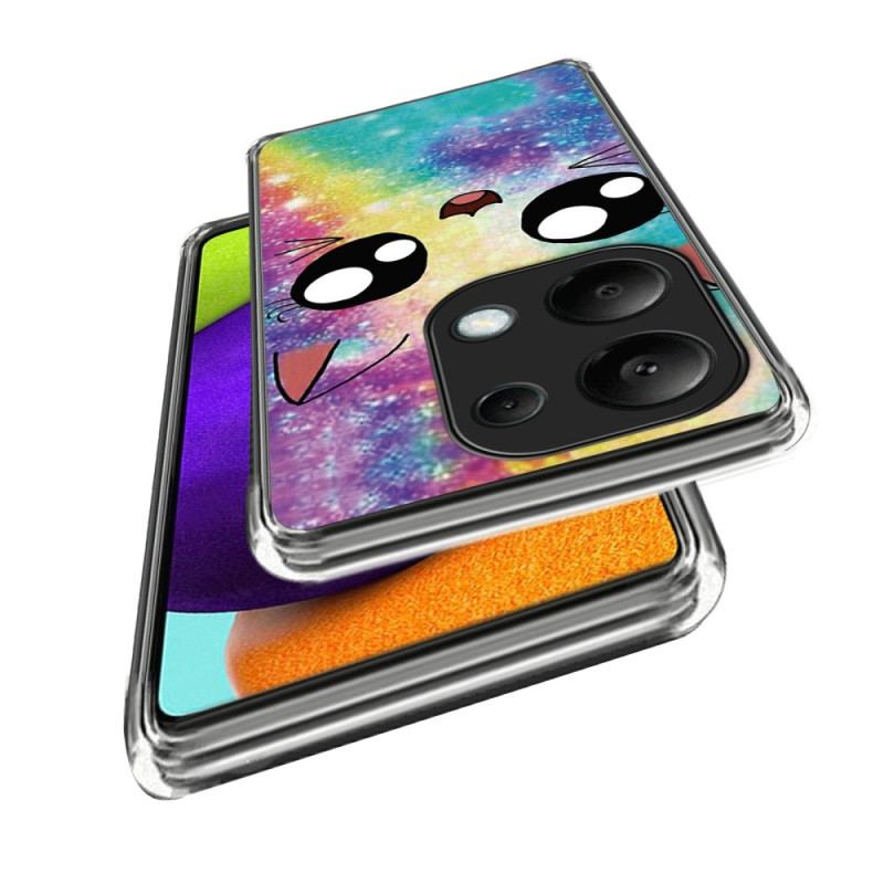 Coque Xiaomi Redmi Note 13 Pro 4G / Poco M6 Pro 4G Chat Arc-en-ciel