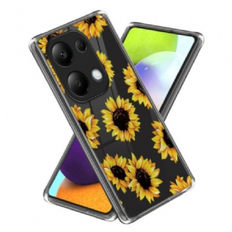 Coque Xiaomi Redmi Note 13 Pro 4G / Poco M6 Pro 4G Motif Tournesols