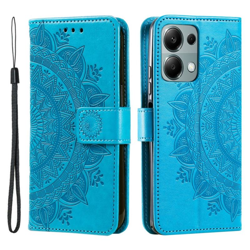 Etui Portefeuille Pour Xiaomi Redmi Note 13 Pro 4G / Poco M6 Pro 4G Avec Motif Mandala