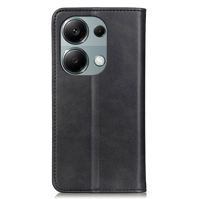 Flip cover Xiaomi Redmi Note 13 Pro 4G / Poco M6 Pro 4G Cuir Fendu