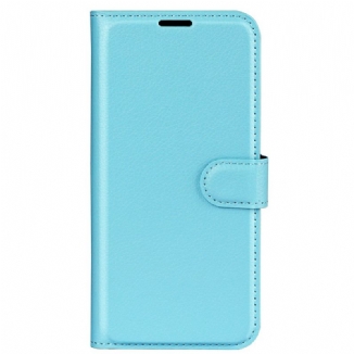 Housse Xiaomi Redmi Note 13 Pro 4G / Poco M6 Pro 4G Simili Cuir Litchi Classique