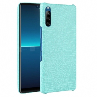 Coque Sony Xperia L4 Effet Peau de Crocodile
