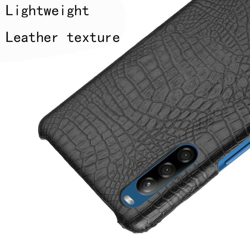 Coque Sony Xperia L4 Effet Peau de Crocodile